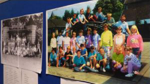 Oude schoolfoto’s in Middendorpshuis Den Ham