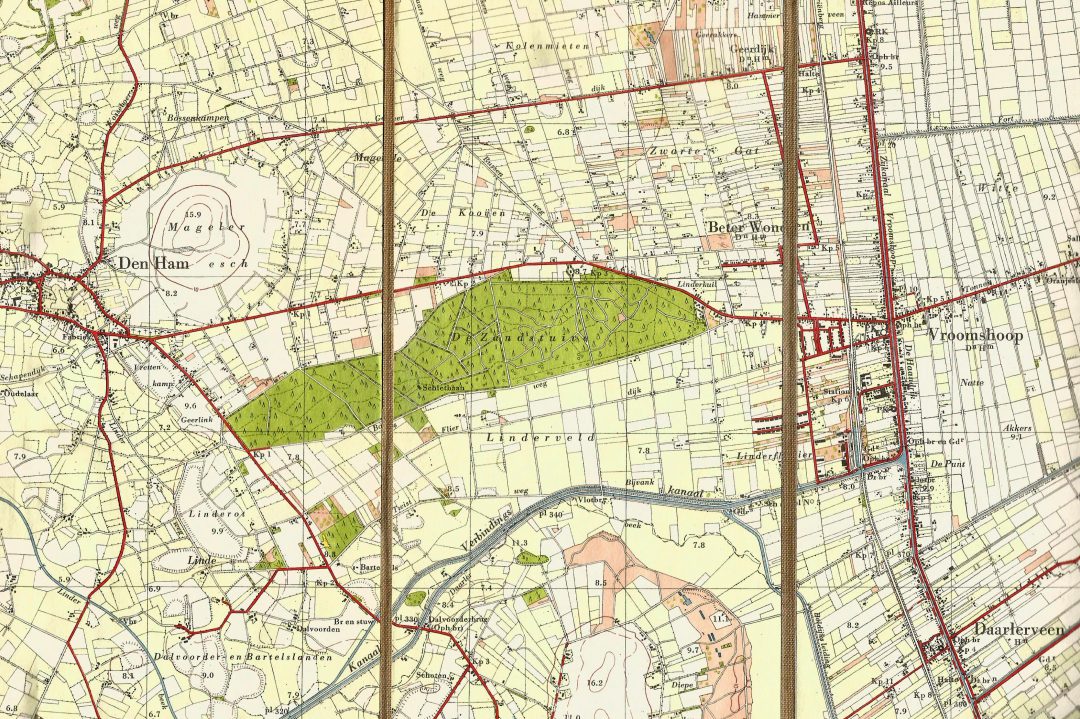 Een plattegrond uit 1952